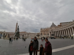Visite de Rome le 9 janvier