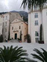 Montenegro: Perast petit village avec 7 églises le 23 février