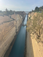 Le canal de Corinthe 26 mars